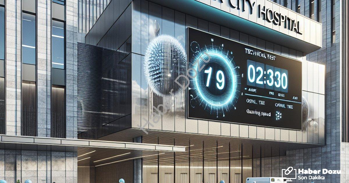 "Aydın Şehir Hastanesi İçin Geri Sayım: Teknik Test Süreci Hız Kazandı" başlıklı haber için fotoreal