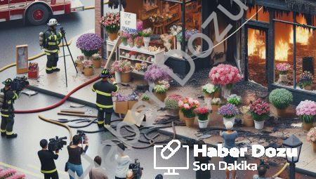 Aydın Efeler’de Çiçekçi Yangını: Komşuların Dikkati Faciayı Önledi