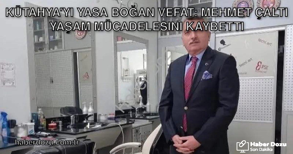 "Kütahya'yı Yasa Boğan Vefat: Mehmet Çaltı Yaşam Mücadelesini Kaybetti" başlıklı haber için fotoreal