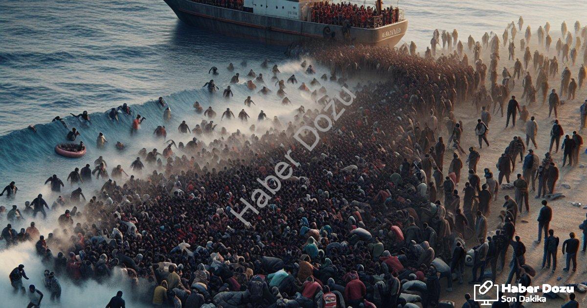 "İzmir Sahillerinde Hareketli Saatler: 120 Düzensiz Göçmen Yakalandı" başlıklı haber için fotorealis