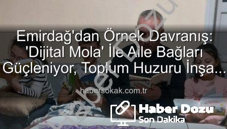 Emirdağ’da Dijital Detoks Rüzgarı: Ekranlara Bir Gün Ara Verildi!