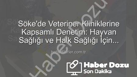 Söke’de Veteriner Kliniklerine Kapsamlı Denetim: Hayvan Sağlığı ve Halk Sağlığı İçin Önemli Adımlar