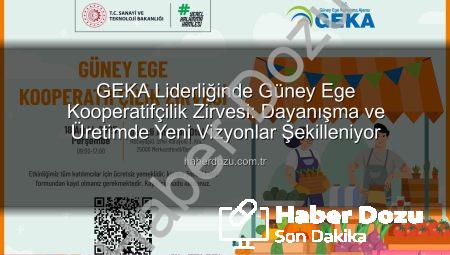 GEKA Liderliğinde Güney Ege Kooperatifçilik Zirvesi: Dayanışma ve Üretimde Yeni Vizyonlar Şekilleniyor