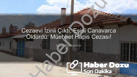 Cezaevi İzinli Çıktı, Eşini Canavarca Öldürdü: Müebbet Hapis Cezası!